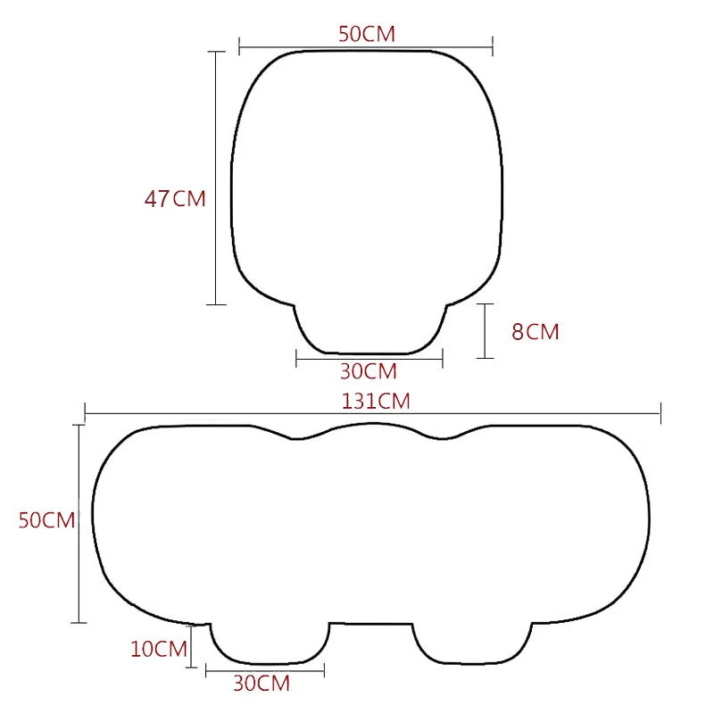 SEAMETAL MAX-Inverno Pelúcia Car Seat Cover, Quente, Macio, Auto Assento Almofada, Anti Slip, Cadeira Protector Pad, Universal para a maioria dos modelos de carros